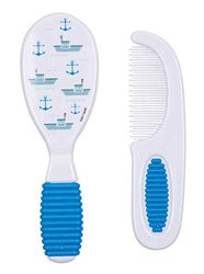 Nûby 007110 brush and comb set, multicolor (assorted model)