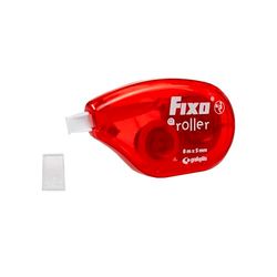 Fixo Roller - Corrector Cinta para Bolígrafos, 5mmx8m, Secado Instantáneo, Diseño Ergonómico, Material Escolar