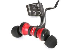 PLATINET Auriculares in-ear sport Bluetooth Rojo