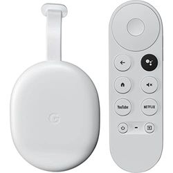 Google Chromecast met Google TV (HD) sneeuw, stream entertainment via afstandsbediening met spraakherkenning op je tv, films en series bekijken, 1 stuk