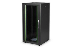 DIGITUS Armoire réseau – Rack 19 Pouces – 22U – 60 x 60 cm – capacité de Charge 600 kg – Profondeur utile 55 cm – série Dynamic Basic – Noir