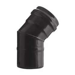 Save Fumisteria Plus nno1304 Elbow Black Chimney Pipe – Tube for Fireplace