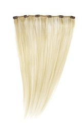 American Dream Clip in Extension Human Hair Number 60/613, Mixed Light Blondes, 18-Inch