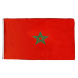 AZ FLAG - Flaga Maroka - 90x60 cm - Lekki poliester - Flaga Maroka z wbudowanymi metalowymi oczkami - 40g
