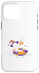 Just Waiting for Halloween Spooky Season Pumpkins Ghosts Case for iPhone 16 Pro Max