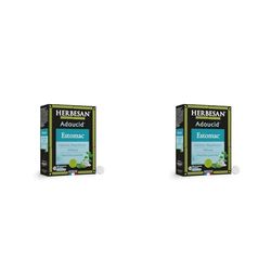 HERBESAN®-ADOUCID - Confort gastrique, Lendemain de fêtes- Chlorure de choline - Action rapide - Goût menthe - 30 comprimés à croquer (Lot de 2)
