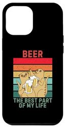 iPhone 15 Pro Max Vintage Meerkat The Best Part Of My Life Beer Lover Case