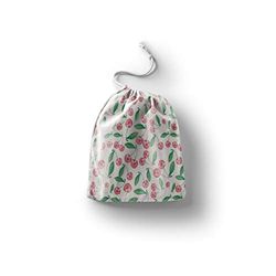Bonamaison Printed Cotton Produce Bag with Drawstring, Reusable Grocery Bag, Biodegradable Eco-Friendly Bags, Travel Pouch, Sachet Bags, Shopping Bag, Eco Friendly, Foldable, Size: 12x15 cm