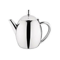 Olympia Richmond Théière en acier inoxydable 1L, bec anti-goutte, passe au lave-vaisselle, usage professionnel et domestique, GF235