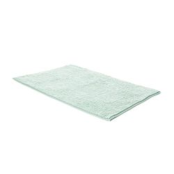 Comart - Tapis de Bain Shaggy - Tapis de Bain Super Absorbant - Antidérapant - Lavable en Machine - Ultra Doux - Tapis de Douche Moderne ou Baignoire - Absorbant l'eau - Texture 3D - Turquoise - 40 x