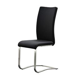 Robas Lund chaise à bascule Set Arco de 2 acier inoxydable noir 43x 103x 52 cm