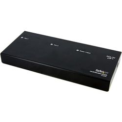 StarTech.com ST122DVIA - Duplicador de Video DVI y Audio de 2 Puertos (3 x Hembra DVI-D, 3 x Mini-Jack)
