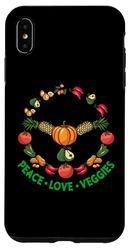 Peace love Veggies Microgreens Make Everything Better Case for iPhone XS Max