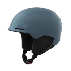 ALPINA Unisexe - Adultes, BRIX Casque de Ski, Dirt-Blue Matt, 59-63 cm