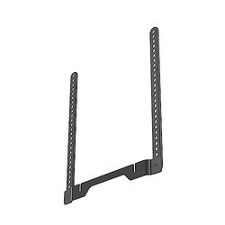 PureMounts® supporto combinato per altoparlanti per supporti Sonos® Ray e TV, caricabile fino a 2 kg, acciaio e silicone, nero