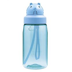 Botella Tritan 0,45 L. Tapón OBY, azul