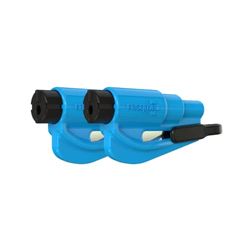 Resqme GBO-RQMTWIN-BLAU Car Escape Tool, Blue, 2 Resqme