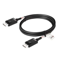 Club 3D CAC-1091 DisplayPort™ 2.1 Cable bidireccional certificado VESA DP80 4K120Hz, 8K60Hz o 10K30Hz St/St 1.2m