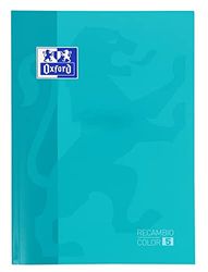 Oxford, Recambio A4 Cuadrícula 5x5, Tapa Blanda Encolado, 80 Hojas. Pack 5 con 5 colores de recuadros
