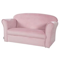 Roba 450111MA kindersofa Met armleuningen. Mauve/roze