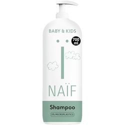 Naïf Voedende Baby Shampoo, voor Baby en Kind, met Kokosvezels en Katoenzaadolie, voor alle Haartypes, 100% Vegan, 700 ml