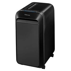 Fellowes 20 Sheet Paper Shredder for Office Use - 100% Jam Proof Micro Cut Shredder - LX221 Shreds for 25 Minutes - Powershred Office Shredder with Large 30 Litre Pull-Out Bin - DIN Level P5 - Black