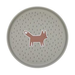 LÄSSIG Children's Melamine Plate BPA-Free for Dishwasher and Microwave/Plate Little Forest Fox