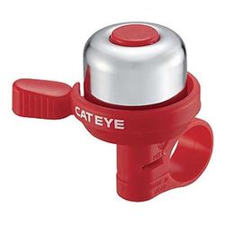CatEye Cykelklocka, mässing, röd, en storlek