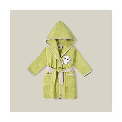 Accappatoio per bambini verde pistacchio 100% cotone OEKO-TEX® - Taglia: 2-4 anni