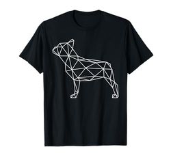 Figura geométrica de bulldog francés Frenchie Dog Owner Dogs Camiseta