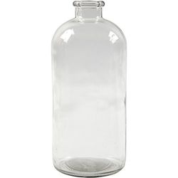 Apoteksflaska, H: 24,5 cm, D: 10,5 cm, 6 st, hålstorlek 2,6 cm