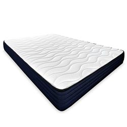 mattfy - Matelas viscoélastique réversible Kloe 150 x 200, Fermeté et Confort, Face Hiver/Été, Hauteur 20 cm