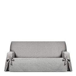 Eysa Housse de canapé avec des Rubans antitache 3 Places Gris Claire Design Genna