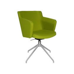 TOPSTAR | Bezoekersstoel SFH | 3D-zitgewricht en aluminium kruisvoet | groen