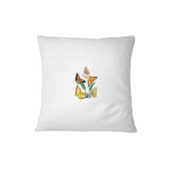 Bona Basics Funda de Almohada Decorativa, poliéster, Blanco 1, 45 x 45 cm