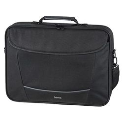 Hama Laptop väska upp till 15,6 tum (notebookväska för bärbar dator, surfplatta, MacBook, Chromebook upp till 15,6 tum, axelväska som arbetsväska eller skolväska för män och kvinnor) svart