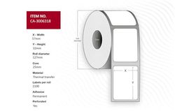 Rollos para Direcciones marca Capture modelo Label 57 x 32mm, Core 25mm,