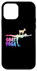 Carcasa para iPhone 12 mini Funny Goat Yoga Squad Warrior 3 Pose Para Goat Yoga