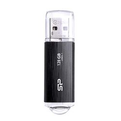 SP Silicon Power SU128GBUF3B02V1KEU 128GB Blaze B02 USB3.1 Unidad Flash, Negro