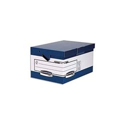 Leitz 0048901 scatola per archivio Ergo Store Maxi con maniglie ergonomiche Blu/Bianco