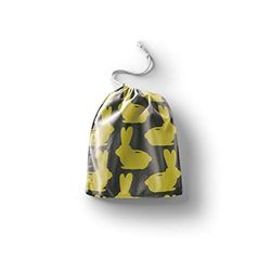 Bonamaison Printed Cotton Produce Bag with Drawstring, Reusable Grocery Bag, Biodegradable Eco-Friendly Bags, Travel Pouch, Sachet Bags, Shopping Bag, Eco Friendly, Foldable, Size: 40x50 Cm