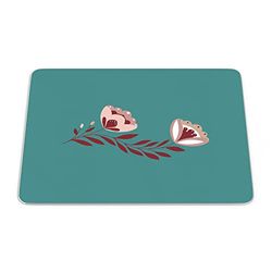 Bonamaison, Tapis de Souris Rectangle Imprimé Numériquement, Fond Antidérapant, pour Bureau et Maison, Taille: 22x18cm