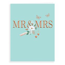 Piccadilly Greetings Avant Garde Studios Classic Wedding Card Wedding -,Groen, 8 x 6"