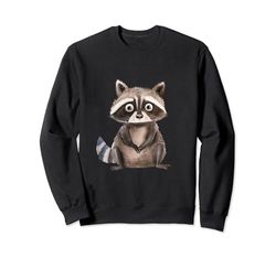 animales divertidos mapache increíble para amigos y Sudadera