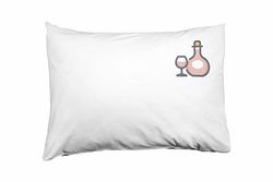 Bona Basics Funda de Almohada Decorativa, poliéster, Blanco 1, 35 x 50 cm