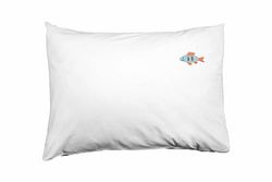 Bona Basics Funda de Almohada Decorativa, poliéster, Blanco 1, 35 x 50 cm