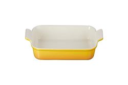 Le Creuset Heritage rechthoekige schaal, aardewerk, 26 cm, 2,4 liter, Nectar, 71102266720001