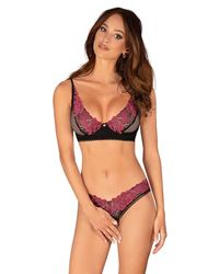 Obsessive Set Rosenty Black XS/S