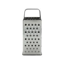 Fackelmann 4 Sided Universal Grater, Box Grater, Stainless Steel, 23.5x10.5x8cm, Silver
