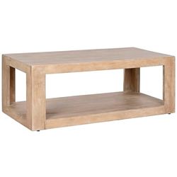 Home ESPRIT Mesa de Centro Natural Madera 120 x 58 x 45 cm